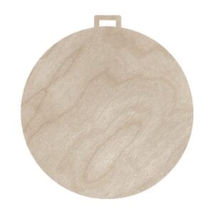 Drewniany medal do malowania DIY 6,5 cm o okrągłym kształcie z naturalnej sklejki brzozowej.