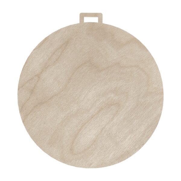 Drewniany medal do malowania DIY 6,5 cm o okrągłym kształcie z naturalnej sklejki brzozowej.
