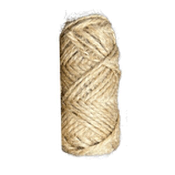 Sznurek Jutowy Ozdobny 24 m Naturalny Mocny 2 mm - zdjęcie 1 Zwinięty sznurek jutowy ozdobny 24 m naturalny mocny 2 mm w formie zwoju o widocznej strukturze.
