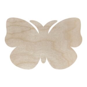 Dekor Drewniany Motyl Scrapka ze Sklejki do Decoupage Dekor drewniany motyl scrapka ze sklejki o wymiarach 5x3,2 cm, wycięty laserowo do projektów decoupage i rękodzieła.