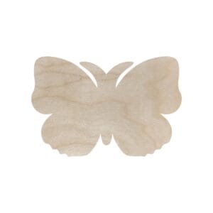 Dekor Drewniany Motyl ze Sklejki Decoupage 5 x 4 cm Dekor drewniany motyl ze sklejki decoupage 5 x 4 cm o naturalnej barwie i gładkiej powierzchni.