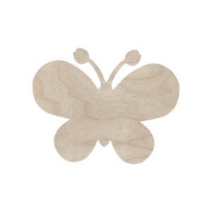Drewniany Motyl Dekoracyjny ze Sklejki 15 cm Kształtka Rękodzieło - zdjęcie 1 Drewniany motyl dekoracyjny ze sklejki o szerokości 15 cm w postaci gładkiej kształtki do rękodzieła i technik DIY.