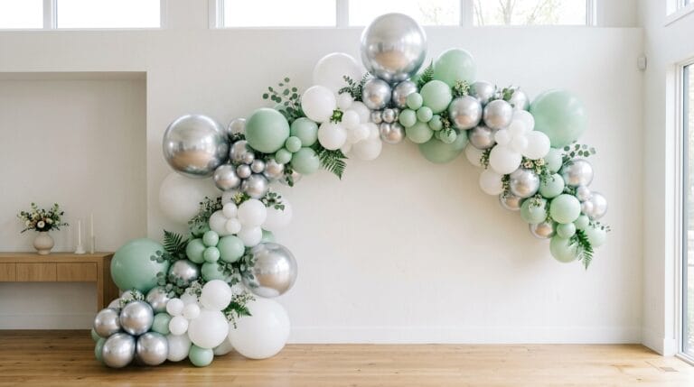 Girlanda balonowa DIY