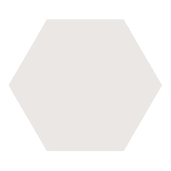 Biały heksagon dekoracyjny 48,5 x 42 cm o geometrycznym kształcie z płyty HDF.