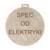 Medal Drewniany z Grawerem Własny Napis Podziękowanie