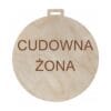 Medal Drewniany z Grawerem Własny Napis Podziękowanie