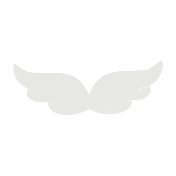 Skrzydła Anioła z Płyty HDF Białe 9,5 x 3,5 cm - zdjęcie 1 Białe skrzydła anioła z płyty HDF o wymiarach 9,5 x 3,5 cm, idealne do makramy i projektów DIY.