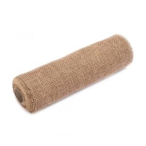 Wstążka Dekoracyjna Juta Naturalna 30 cm x 5 m 180 g/m² Wstążka Dekoracyjna Juta Naturalna w formie zwiniętej rolki o szerokości 30 cm i długości 5 m.
