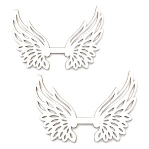 Skrzydła Anielskie Białe HDF 9,3 x 7,5 cm Ażurowe do Makramy 2 szt Skrzydła Anielskie Białe HDF 9,3 x 7,5 cm Ażurowe do Makramy 2 szt