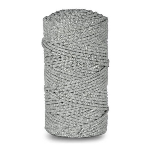 sznurek-bawe-niany-szary-ze-srebrn-nitk-3-mm-100-m-was Sznurek Bawełniany Szary ze Srebrną Nitką 3 mm, 100 m