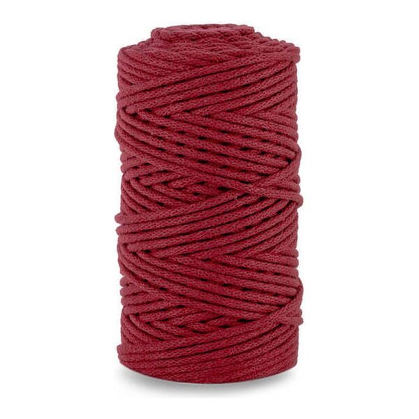 sznurek-bawe-niany-z-rdzeniem-3-mm-100-m-bordowy-do-makramy-i-r-kodzie-a-was Sznurek Bawełniany z Rdzeniem 3 mm 100 m Bordowy do Makramy i Rękodzieła