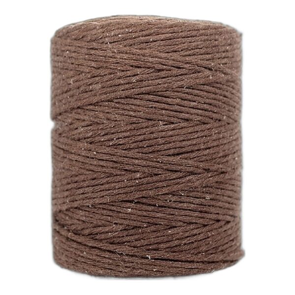 sznurek-bawelniany-skrecany-2-mm-150-m-do-makramy-brazowy Sznurek Bawełniany Skręcany 2 mm 150 m do Makramy - Brązowy