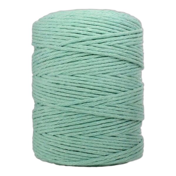 sznurek-bawelniany-skrecany-2-mm-150-m-do-makramy-mietowy Sznurek Bawełniany Skręcany 2 mm 150 m do Makramy - Miętowy