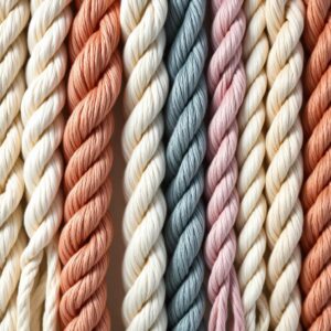 Sznurki bawełniane skręcane - artykuły do rękodzieła i DIY w sklepie kramik24.pl